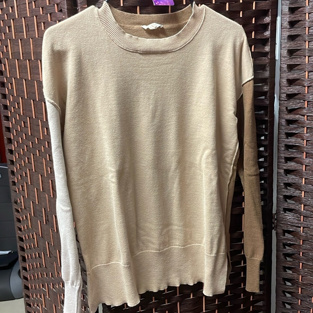 Mystree Color Block Sweater - image 1